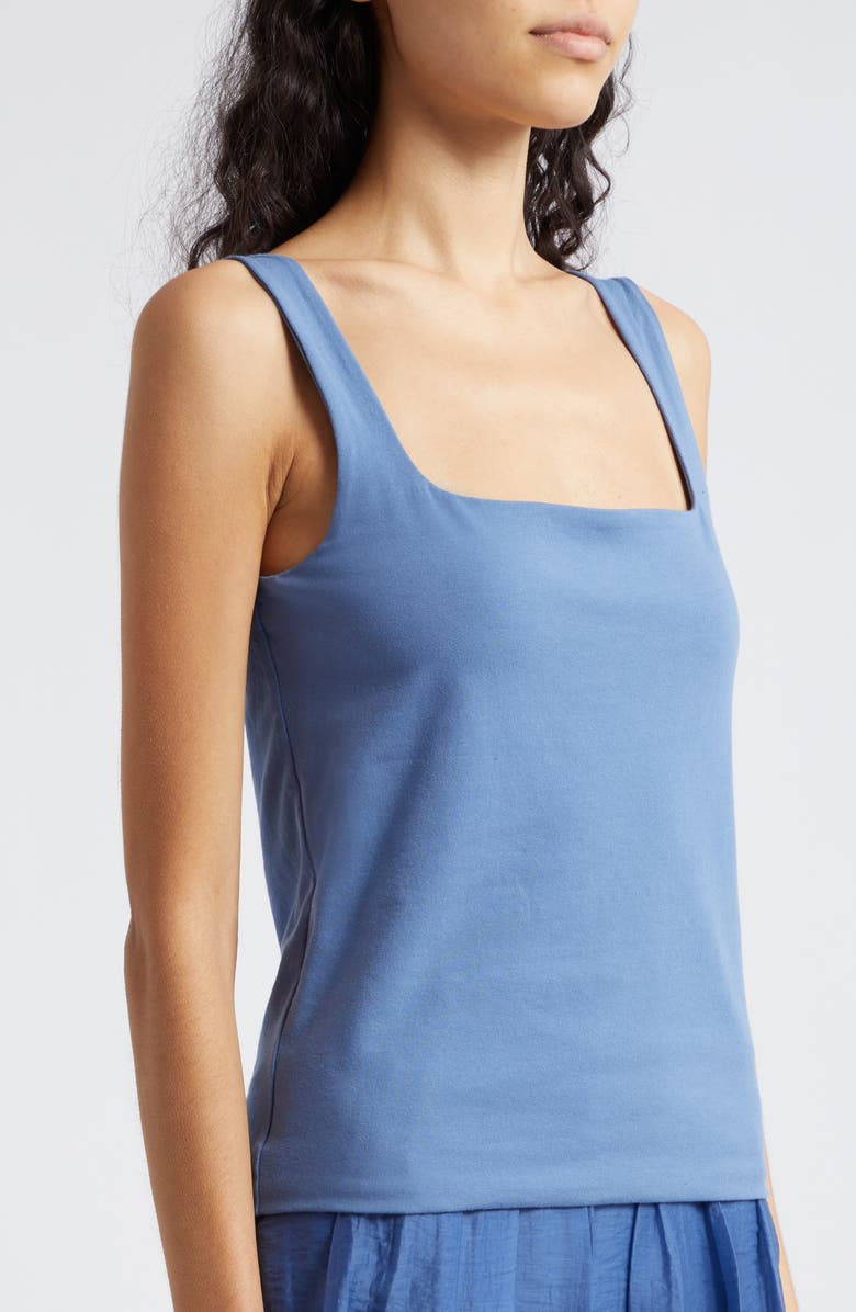 Vince Square Neck Tank, Alternate, color, Azurite