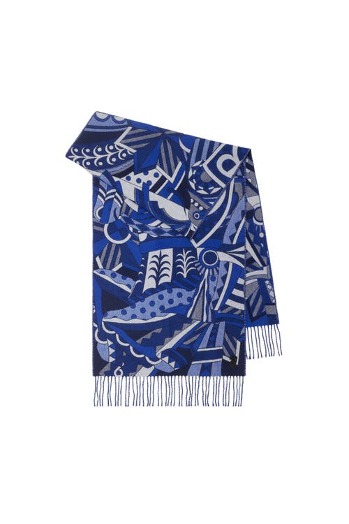 BURBERRY BURBERRY CAROUSEL EKD CASHMERE SCARF