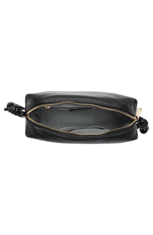 Furla Elettra Mini Leather Camera Crossbody Bag In Black