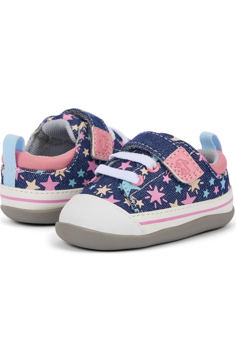 See Kai Run Kids' Mini Stevie Sneaker, Alternate, color, Navy Denim/Stars