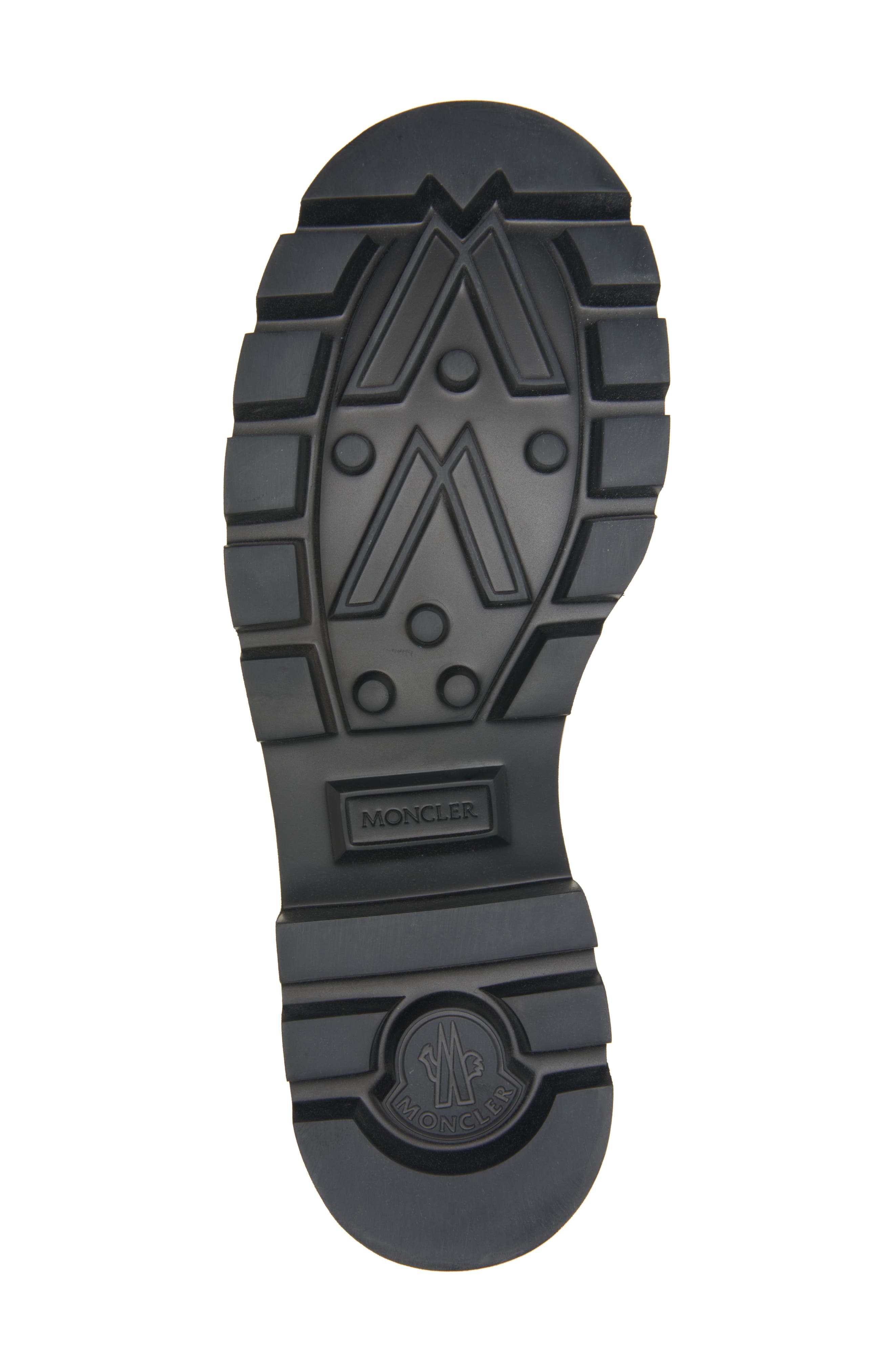 Moncler Kickstream Waterproof Rain Boot, Alternate, color, Black