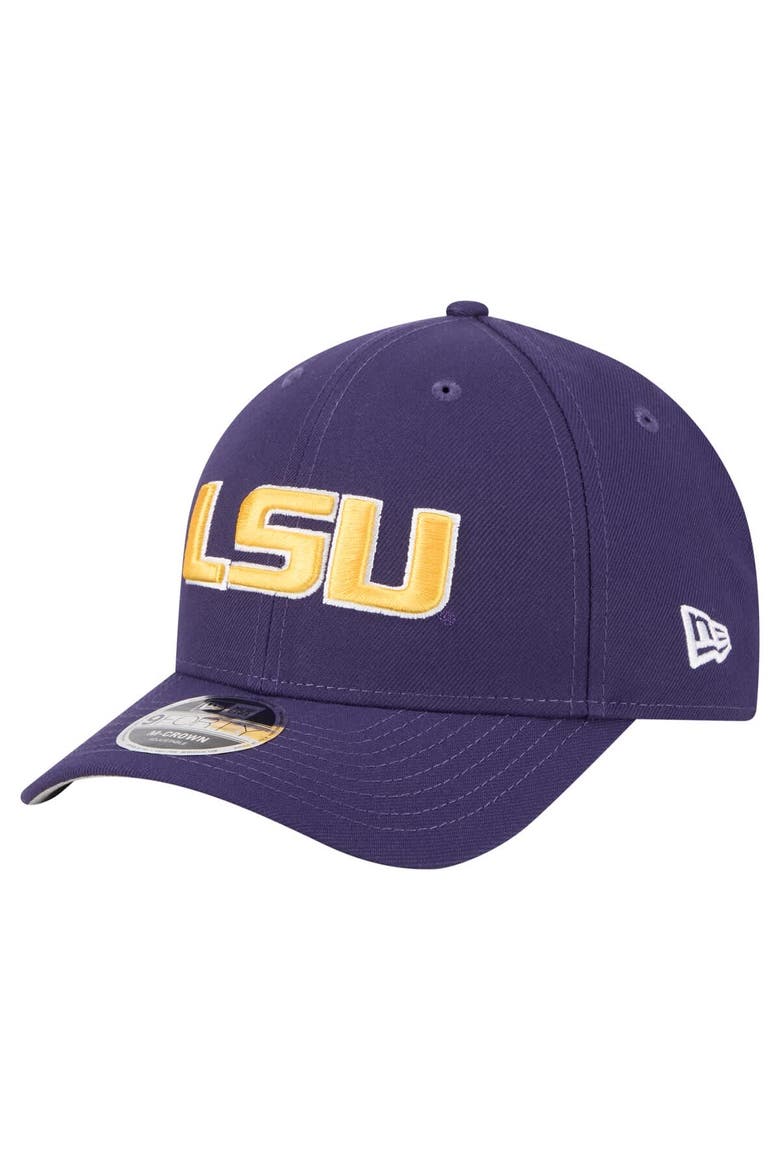 Men's New Era Purple LSU Tigers Team Collective 9FORTY M-Crown Adjustable Hat, Main, color, Purple