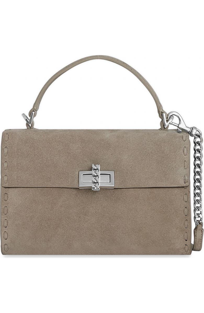 Rebecca Minkoff Frozen Chain Crossbody Bag, Main, color, Clay