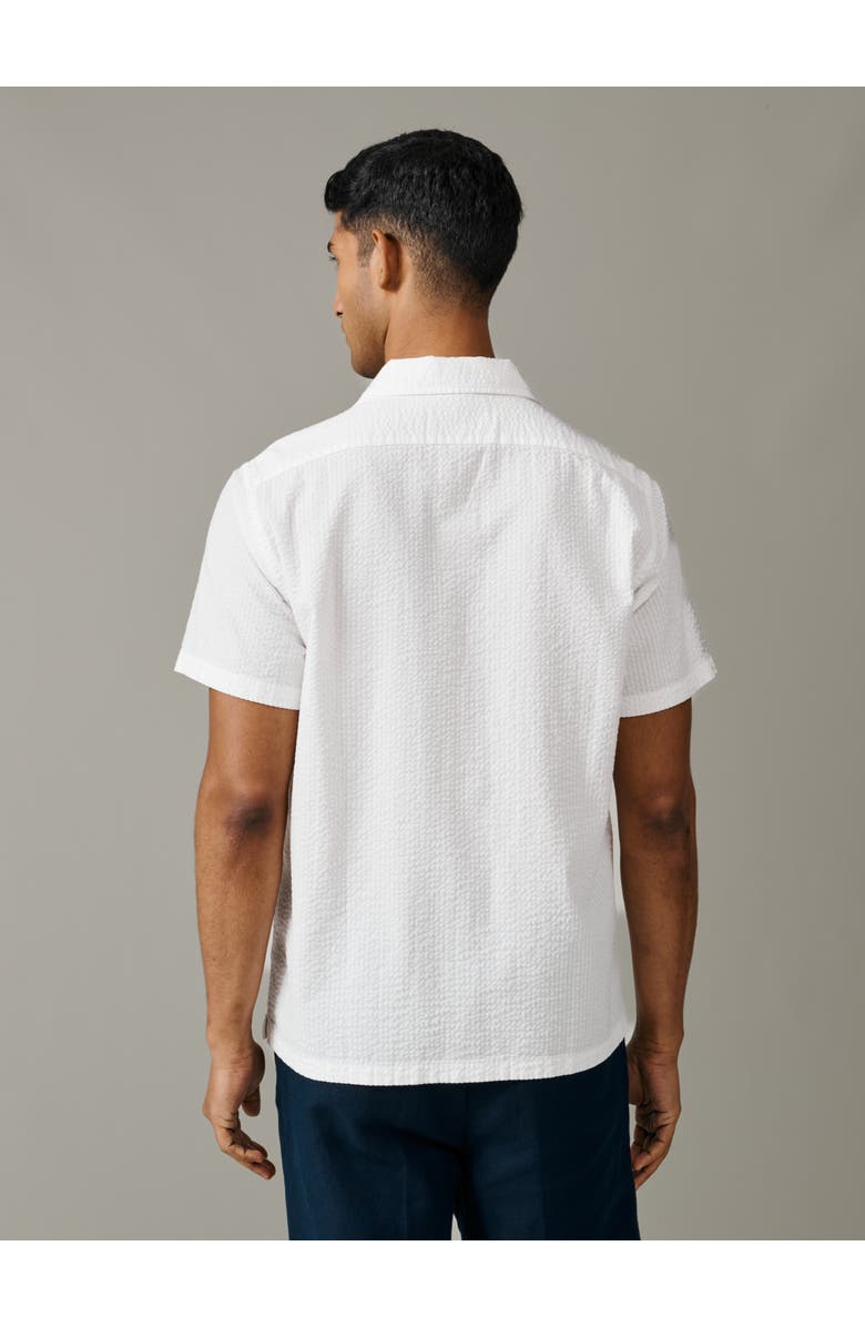 Aubin Brambling Linen Blend Short Sleeve Shirt, Alternate, color, Vintage White