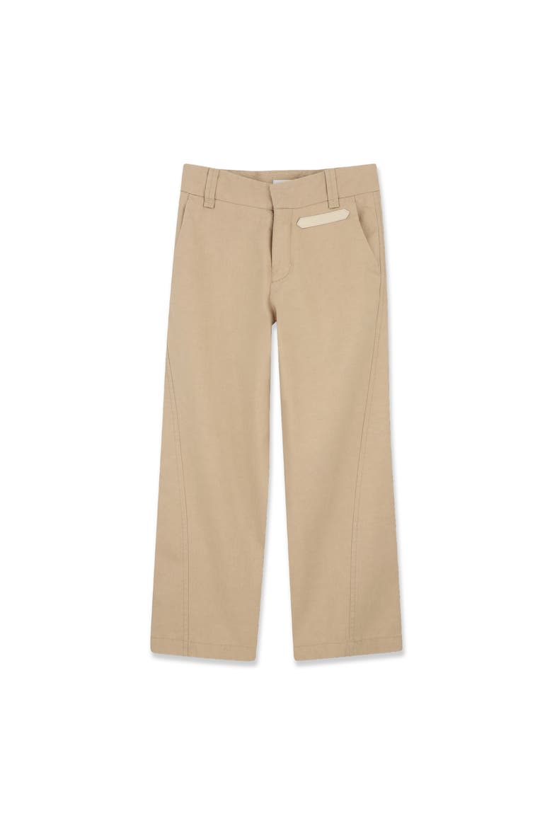TROUSERS WITH ILLUSTRATION, Main, color, Beige
