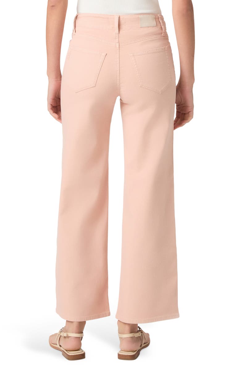 PAIGE Ari Drawstring High Waist Wide Leg Pants, Alternate, color, Vintage Peach