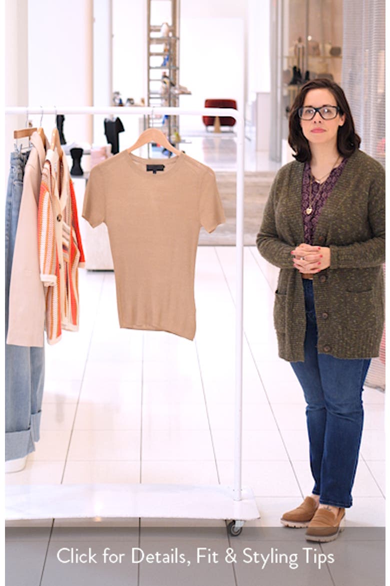 Hettie Rib Silk Sweater video