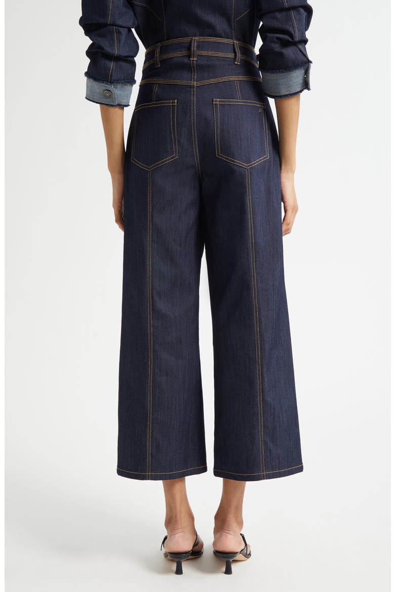 Madi Crop Wide Leg Jeans, Alternate, color, INDIGO