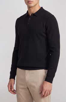 Sullivan Long Sleeve Cotton Polo