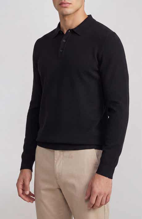 Sullivan Long Sleeve Cotton Polo