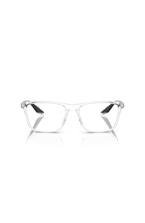 Prada Linea Rossa 54mm Rectangle Optical Glasses In Multi