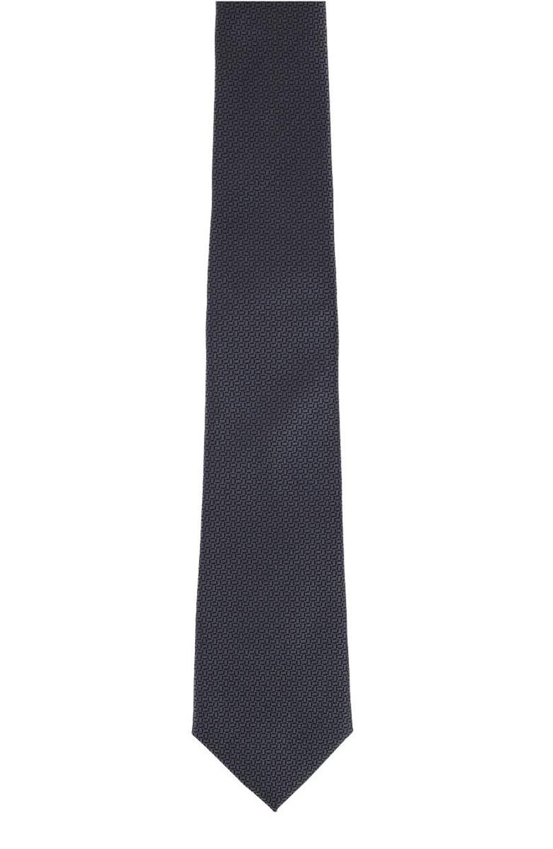 Trafalgar The Monte Bello Interlocked X-Long Silk Tie, Alternate, color, Black