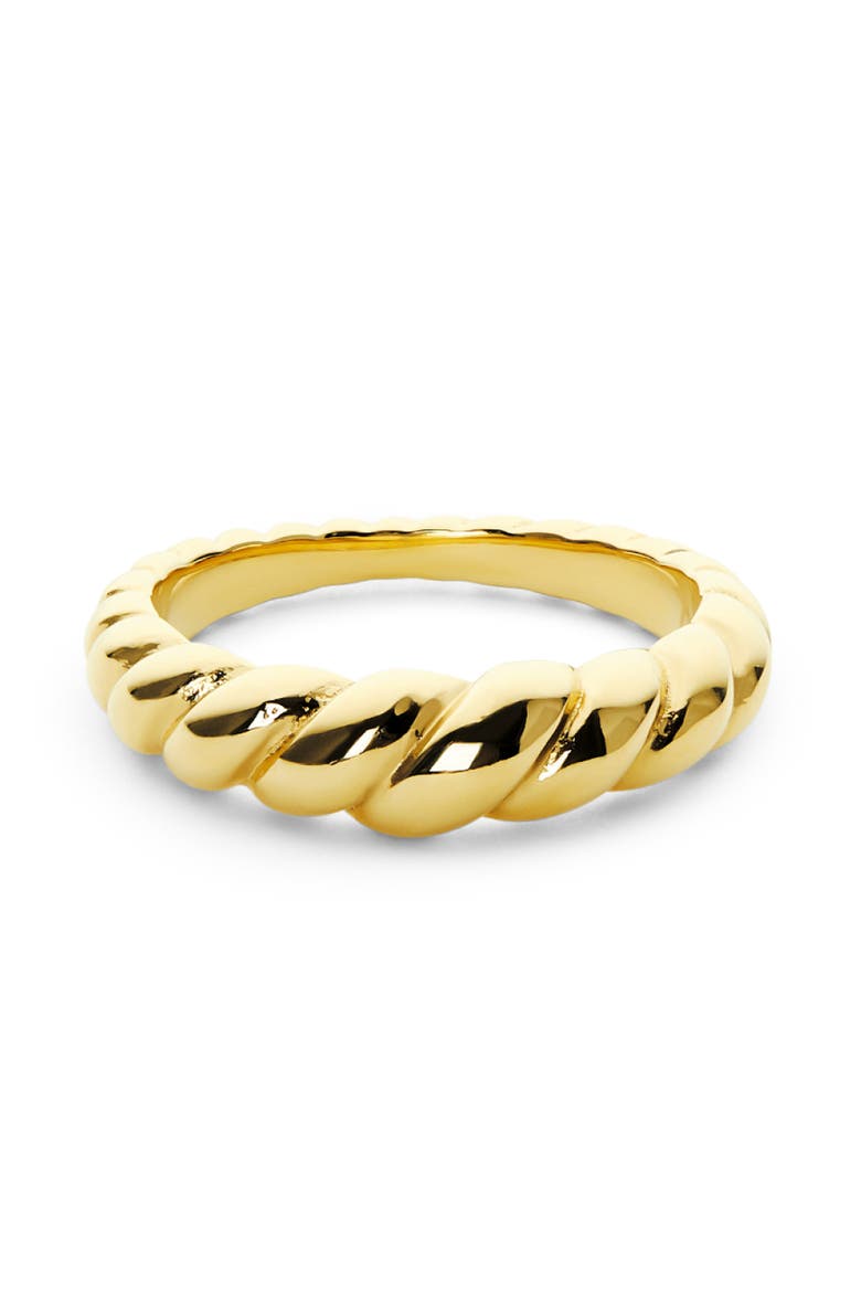 Gold Twist Ring - Rope Slim, Alternate, color, Gold
