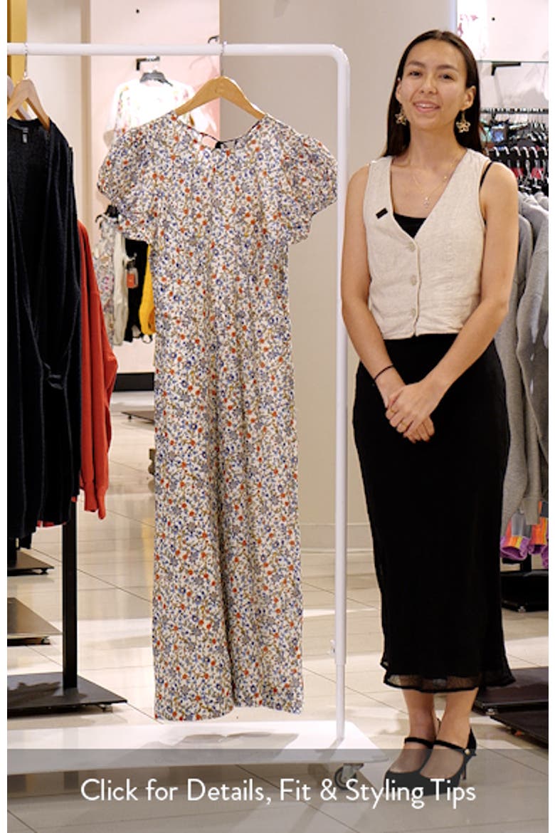 DÔEN Rhodia Floral Midi Dress (Women) | Nordstrom