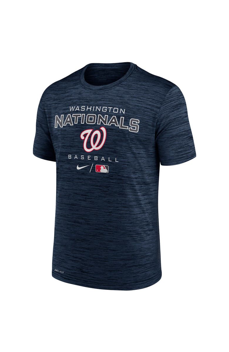 Nike Men's Nike Navy Washington Nationals Authentic Collection Velocity Practice Performance T-Shirt, Alternate, color, 