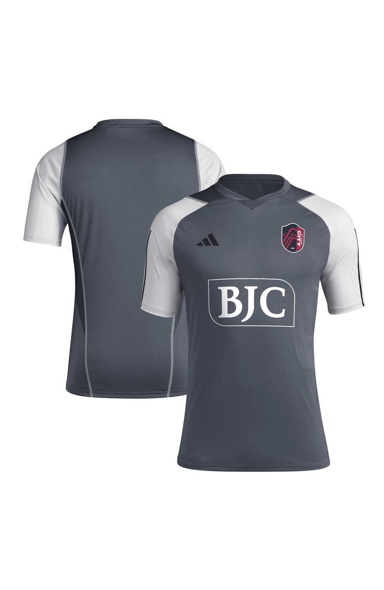 adidas Men's adidas Gray St. Louis City SC 2024 AEROREADY Training Jersey, Alternate, color, Gray