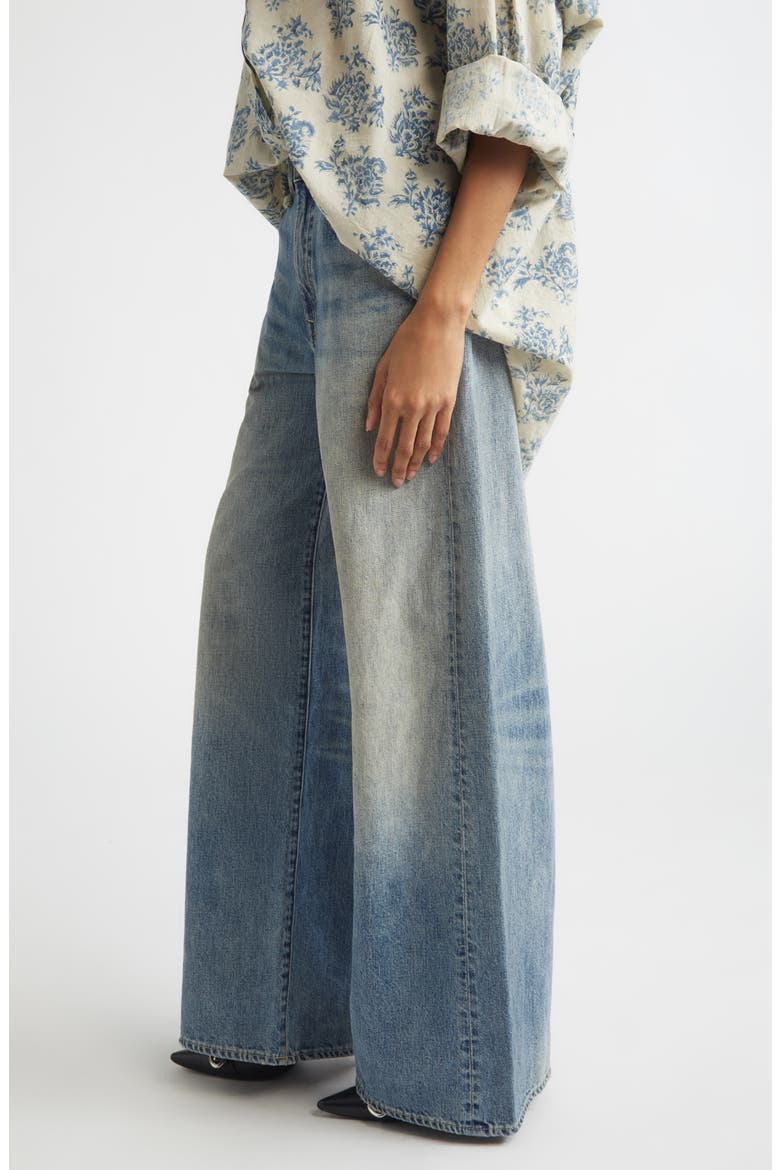 Darcy Flare Leg Jeans, Alternate, color, RIVINGTON BLUE