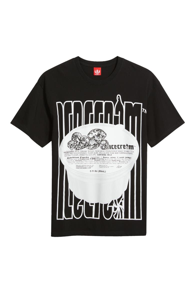 Diamond Cotton Graphic T-Shirt, Alternate, color, BLACK