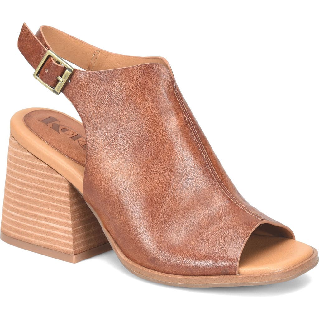 Korks Paula Block Heel Slingback Sandal
