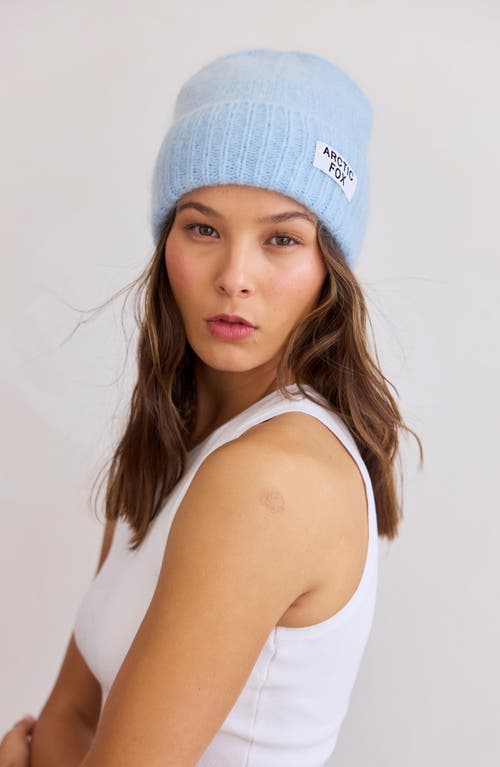 Arctic Fox & Co. Arctic Fox & Co The Mohair & Merino Wool Blend Beanie In Blue