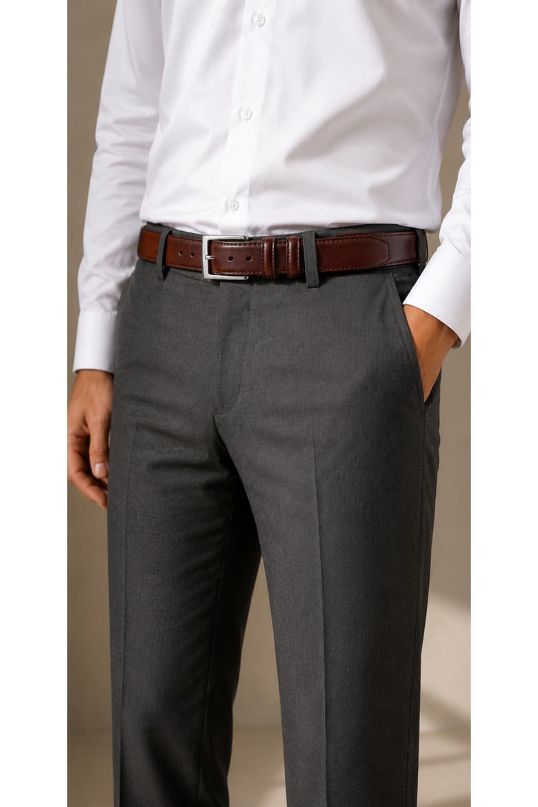 Dual Loop Leather Dress Belt-2 pack, Alternate, color, Mahogany & Burnt Umber