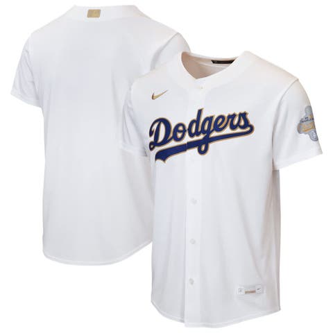 Youth Nike  White Los Angeles Dodgers 2026 Gold Collection Home Replica Jersey