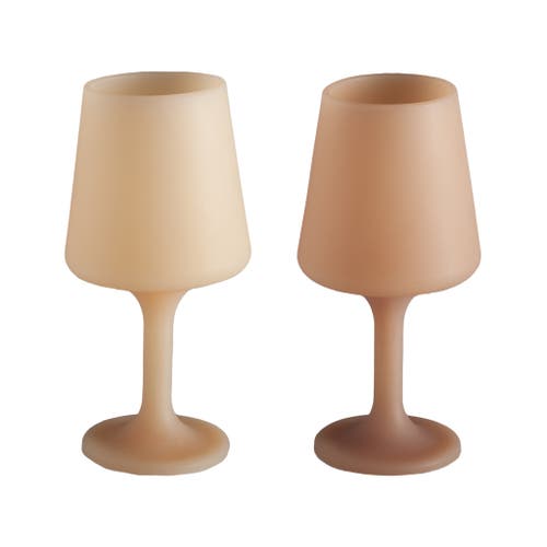 Porter Green Swepp | Unbreakable Wine Glasses In Brown