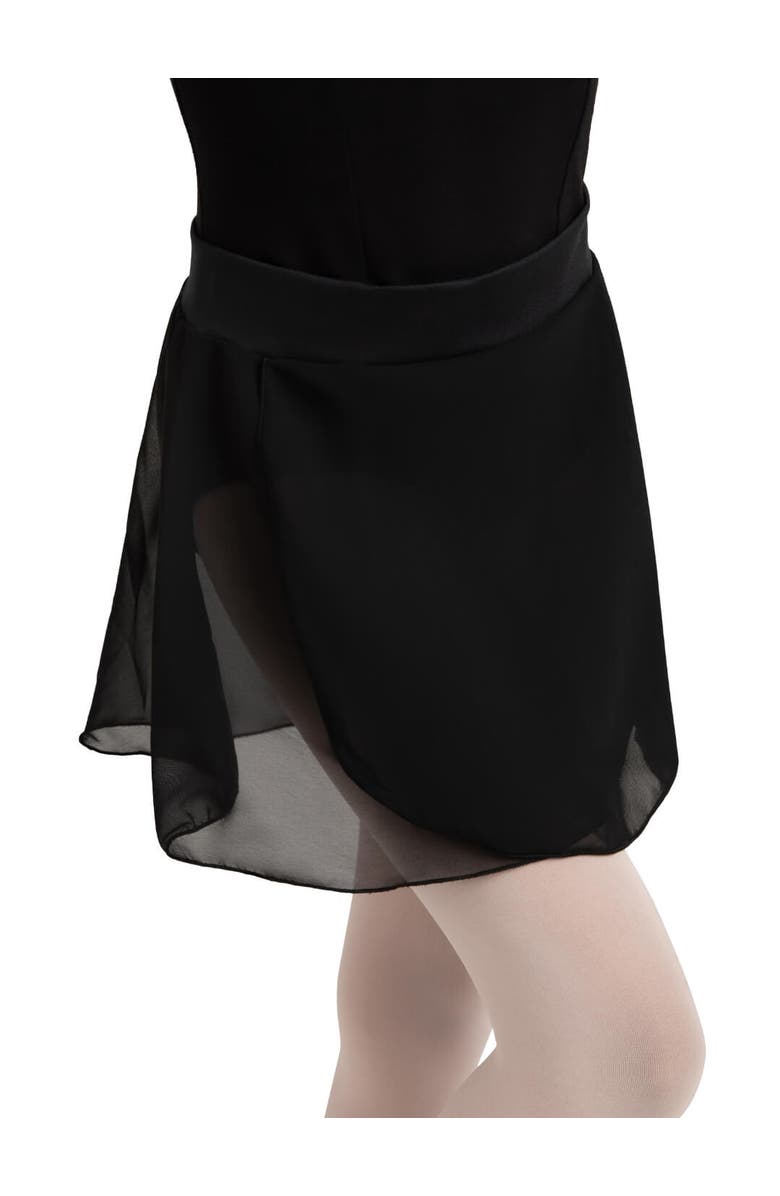 CAPEZIO Girls Pull-On Skirt, Main, color, Black