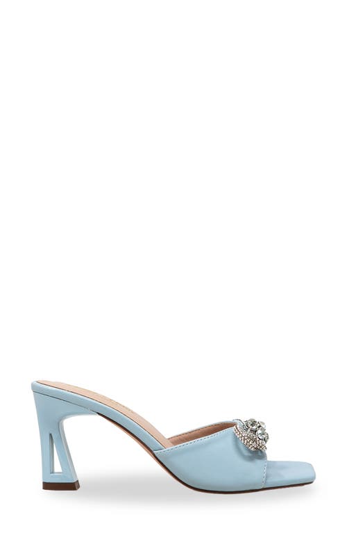 CHASE & CHLOE CHASE AND CHLOE ARABELLA RHINESTONE BOW MULE SANDAL