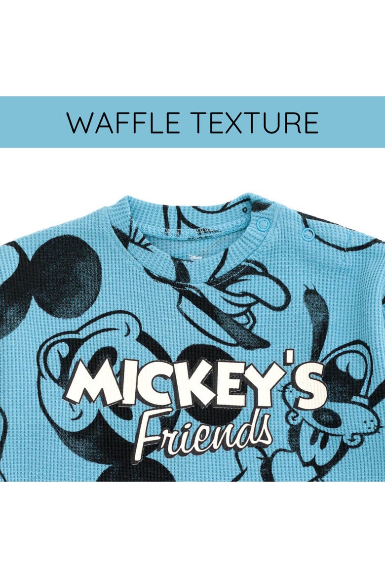Mickey Mouse Loungewear 2-Piece Sweatshirt and Pants Set, Alternate, color, Mickey Donald Blue