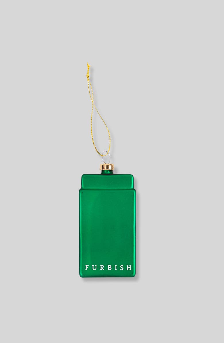 Furbish Matchbook Ornament - Jackson Hole, Alternate, color, Green