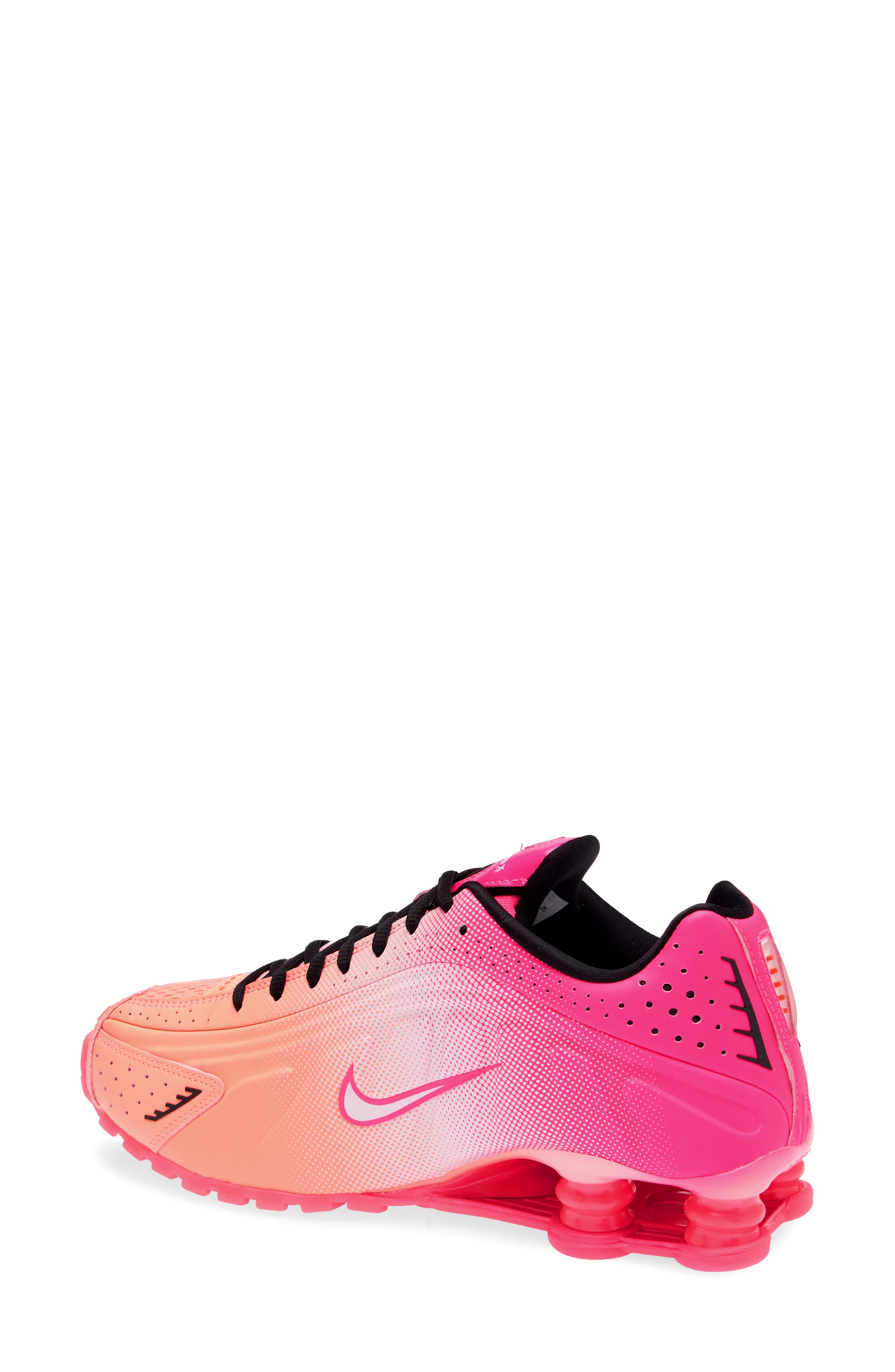 Nike Shox R4 Sneaker, Alternate, color, Hyper Pink/ Pink Foam/ Black