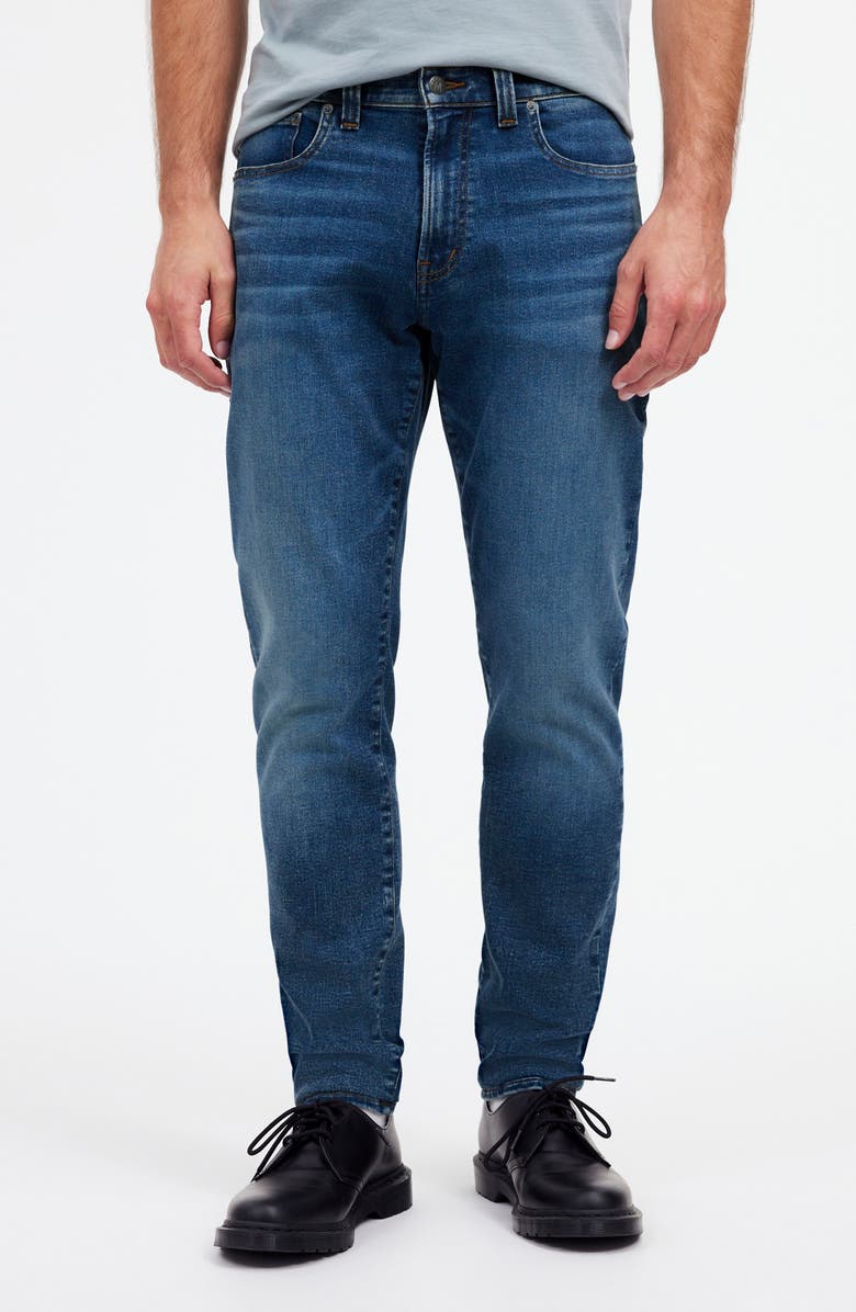 Madewell Athletic Slim Jeans: Airy Stretch Denim Edition, Main, color, 