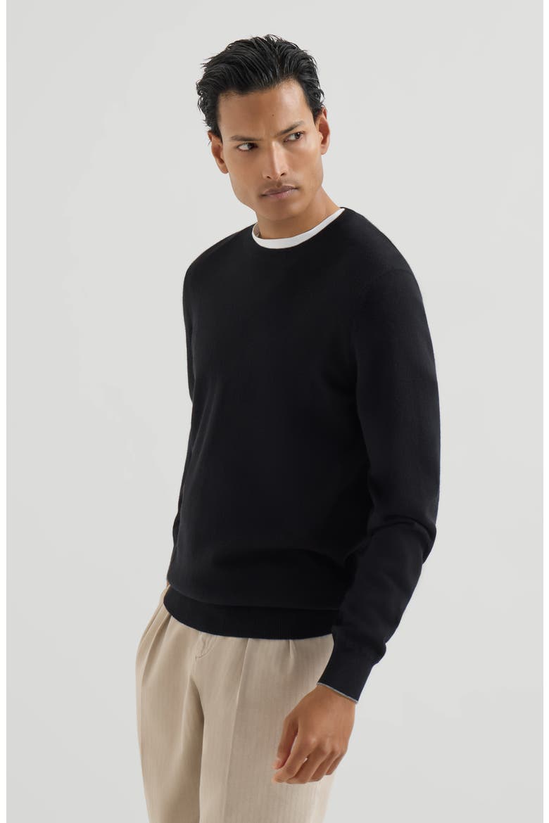 Cashmere sweater, Main, color, Black