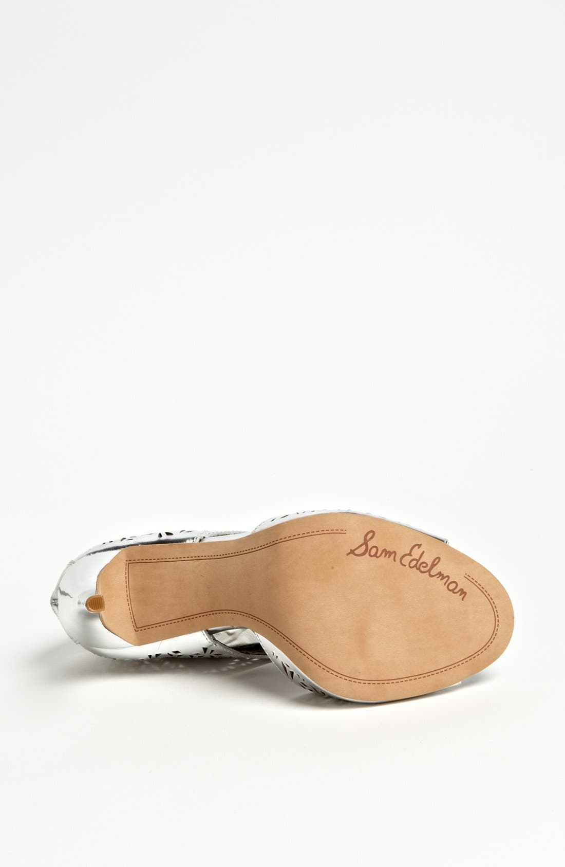 'Alva' Sandal, Alternate, color, SILVER METALLIC