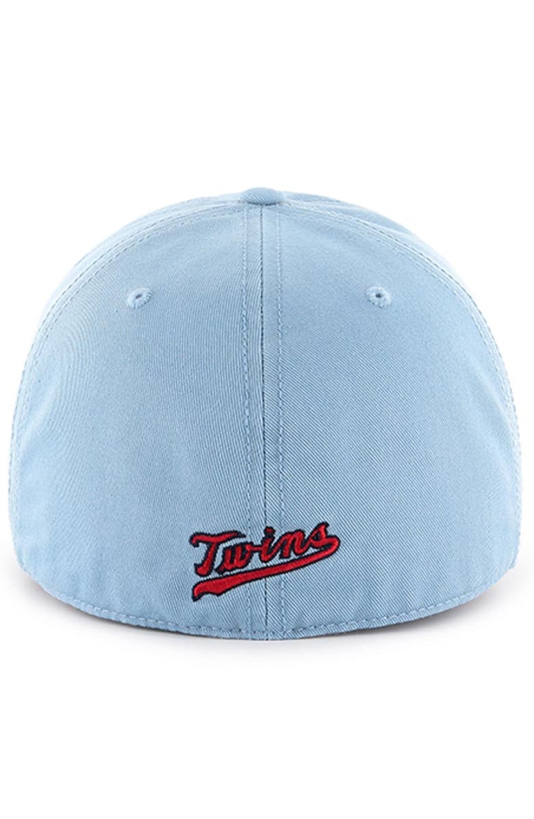 '47 Men's '47 Light Blue Minnesota Twins Cooperstown Collection Franchise Logo Fitted Hat, Alternate, color, 