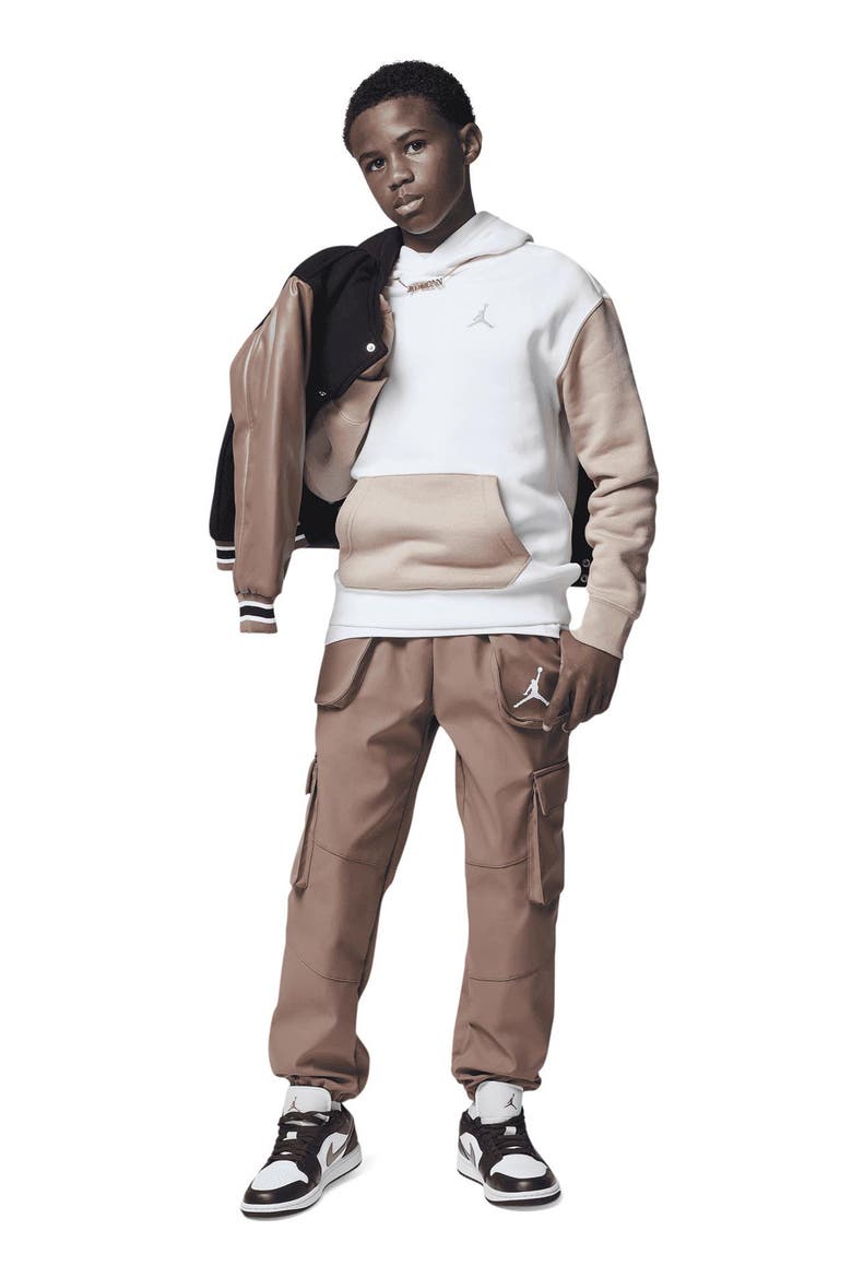 Kids' Brooklyn Fleece Hoodie, Alternate, color, 782SAIL