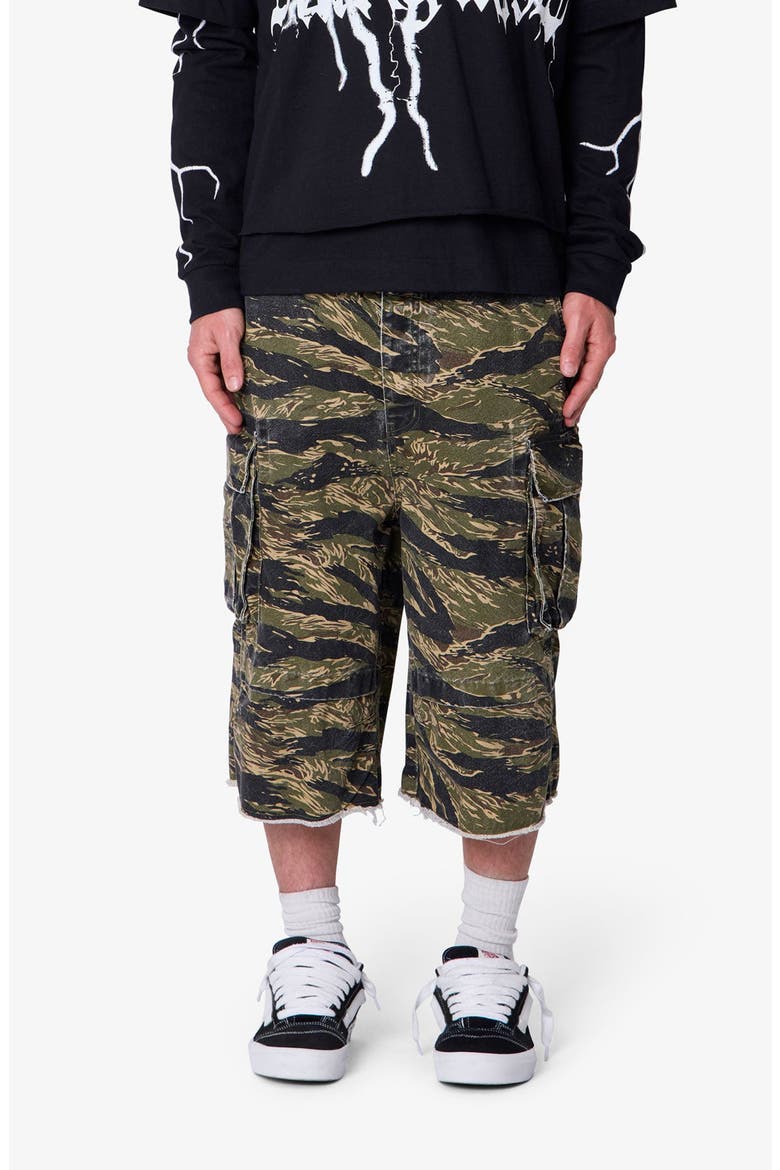 Ultra Baggy Tiger Camo Cargo Shorts, Main, color, TIGER CAMO