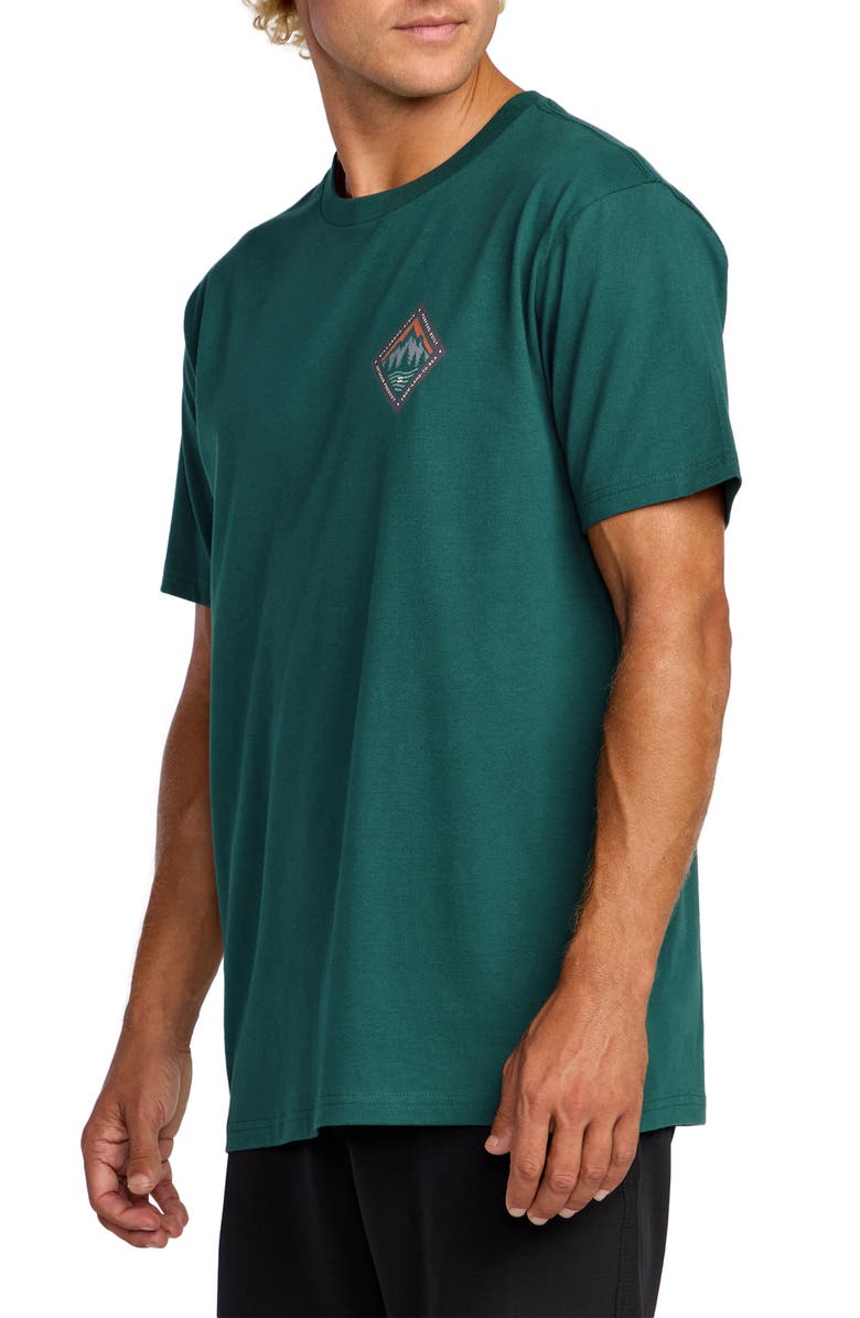 Billabong Rockies A/Div Short Sleeve Graphic T-Shirt, Alternate, color, Spruce Green