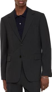 Burberry Wool Blend Tailored Jacket