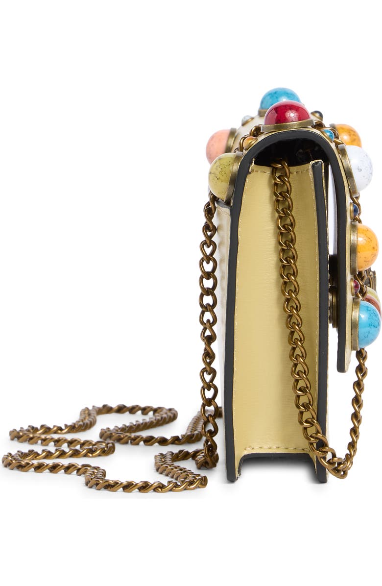 Kurt Geiger London Extra Mini Shoreditch Studded Crossbody Bag, Alternate, color, Beige Comb