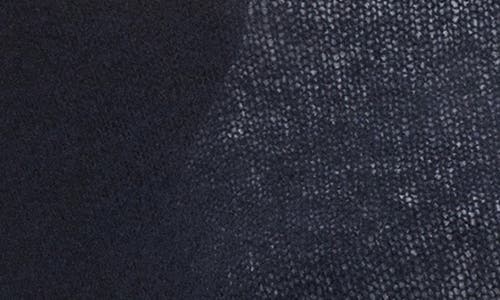 Mango Semitransparent Knitted Sweater Dark Navy In Multi