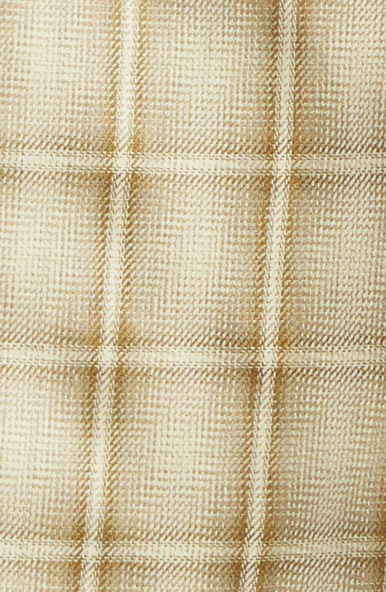 Séfr Ignacio Plaid Cotton & Linen Button-Up Shirt, Alternate, color, Forest Hombre