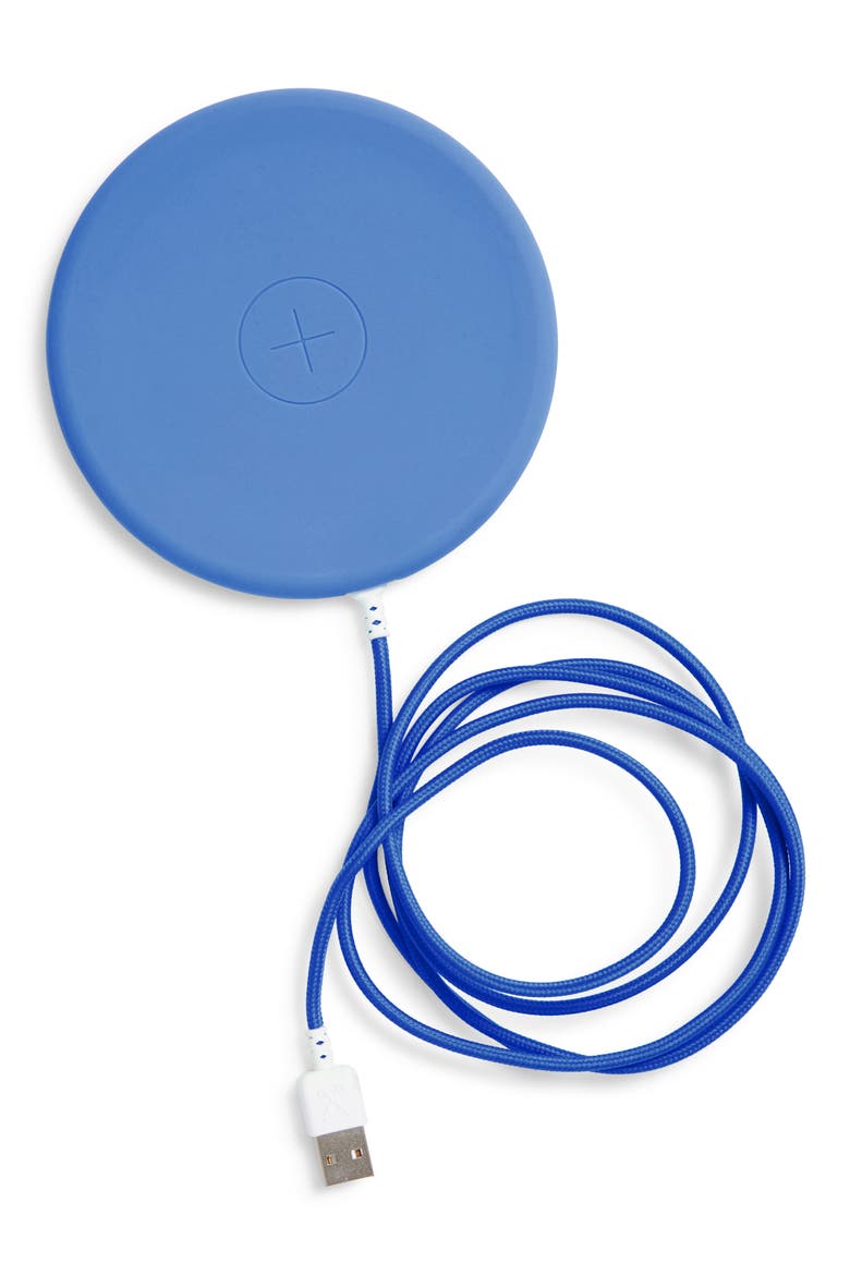 Tech Wireless Charging Pad, Main, color, BLUE