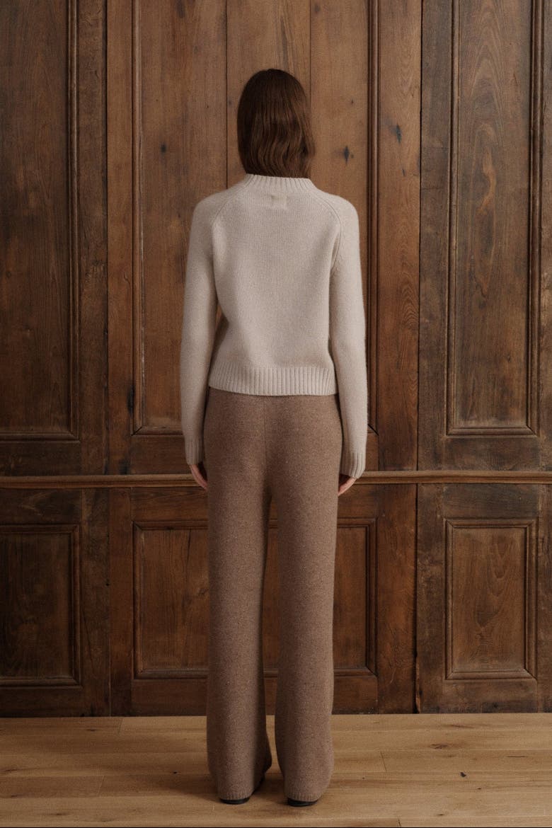 Bruna Cashmere Sweater, Alternate, color, Claystone