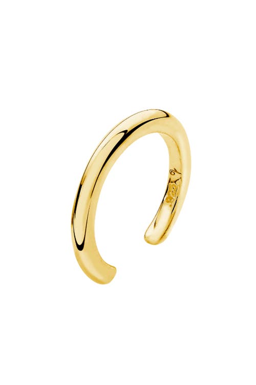 Lucy Quartermaine Single Drop Ring In Gold