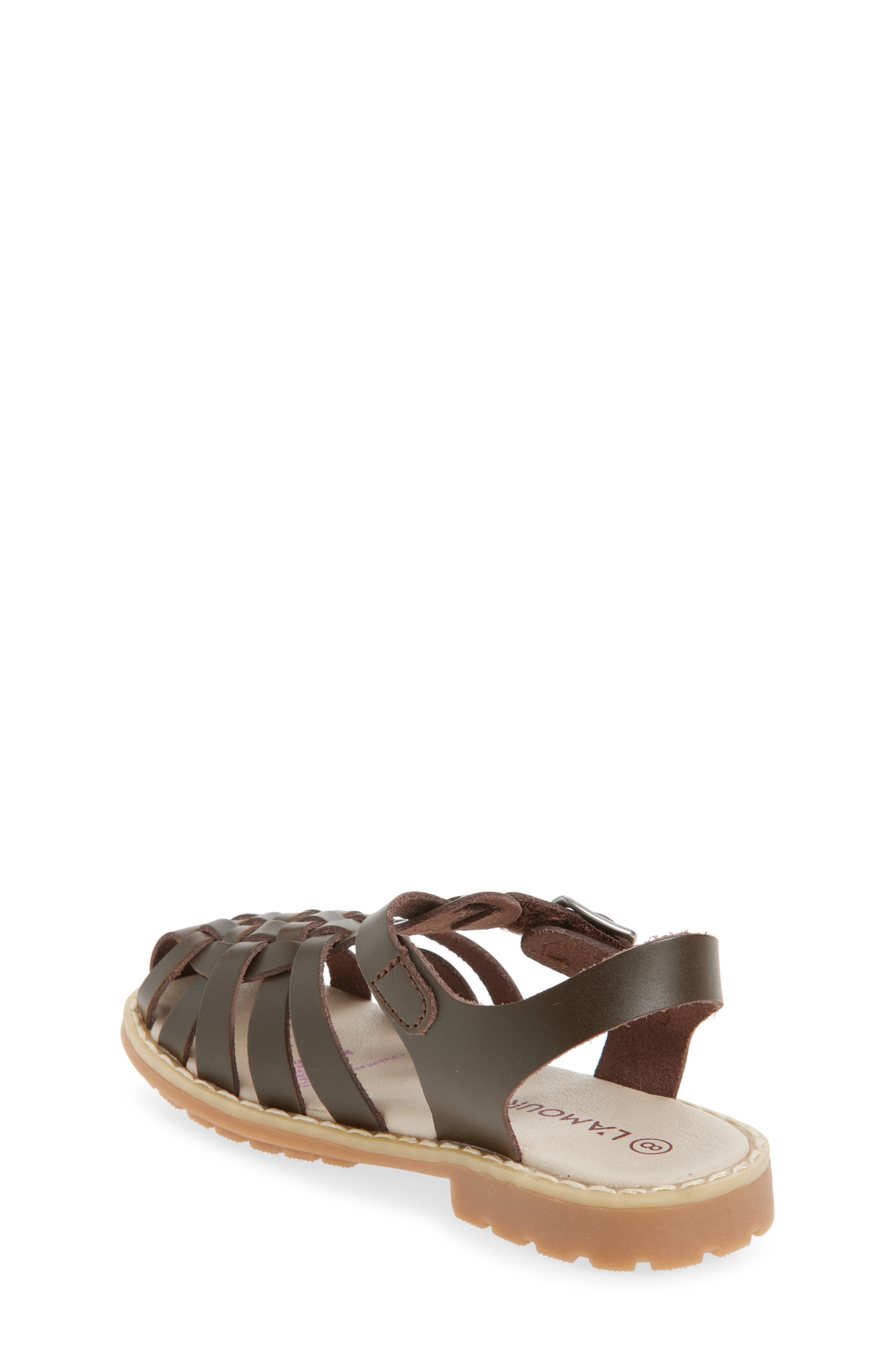 L
AMOUR Kids
 Avery Fisherman Sandal, Alternate, color, Brown