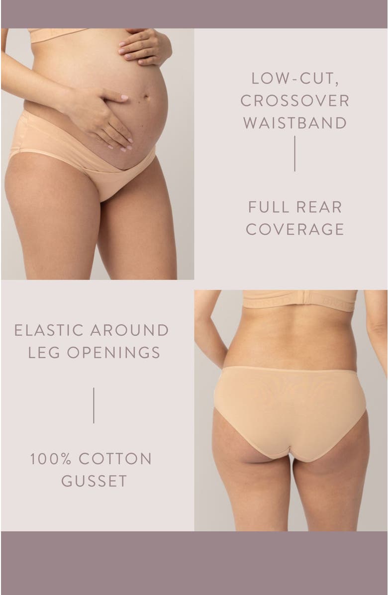 Kindred Bravely Under-the-Bump Bikini Underwear 5 Pack, Alternate, color, 