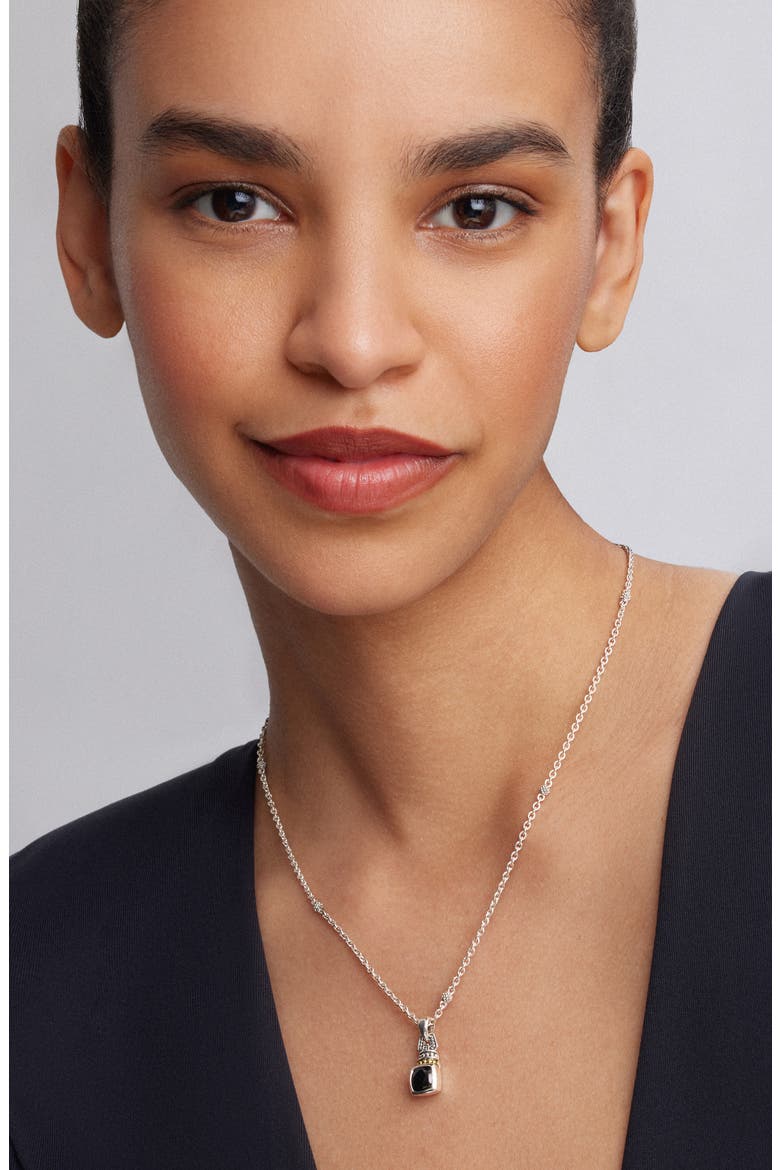 Rittenhouse Pendant Necklace, Alternate, color, BLACK ONYX