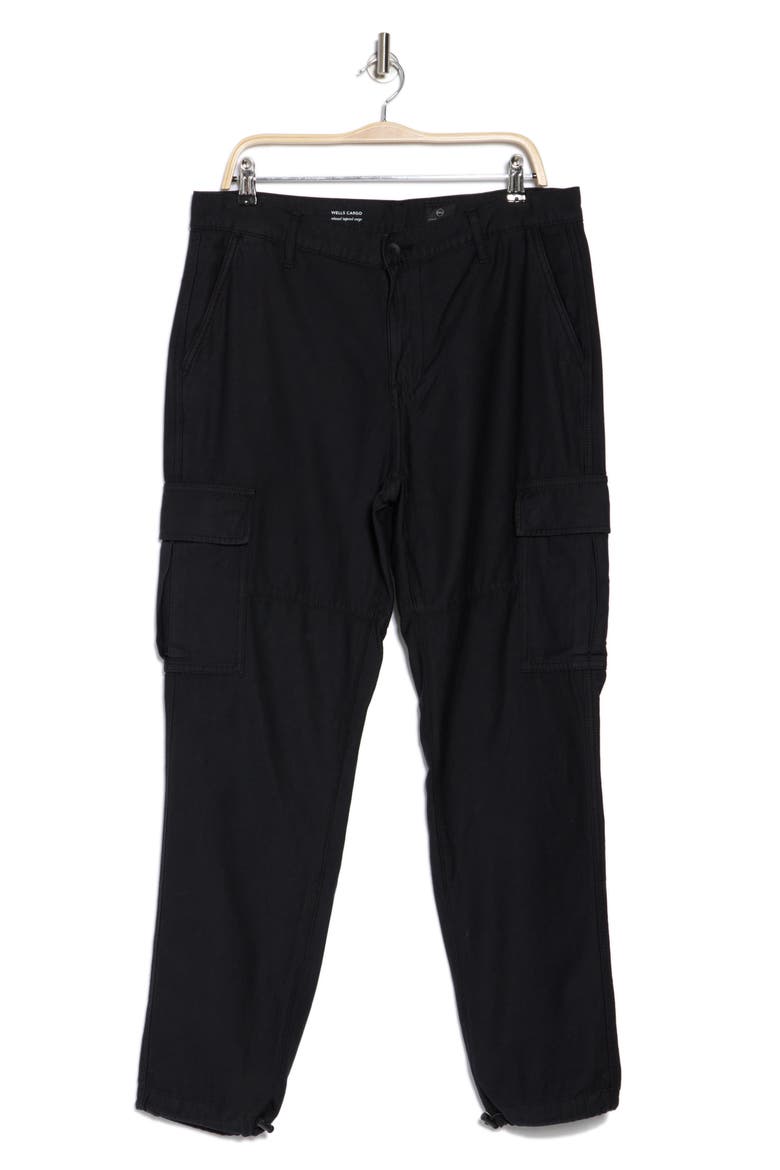 Relaxed Tapered Cargo Pants, Alternate, color, SULFUR PURE BLACK